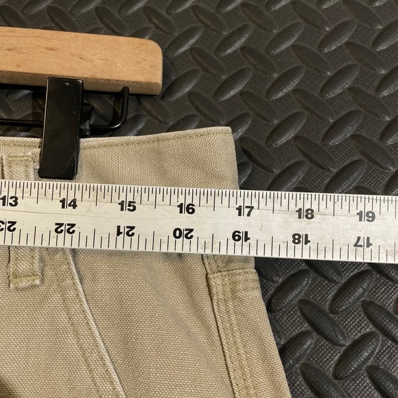 Vintage Levi's 539 Carpenter Pants Khaki Workwear‎ Utility 33x32 Made Hong Kong - Picture 6 of 10